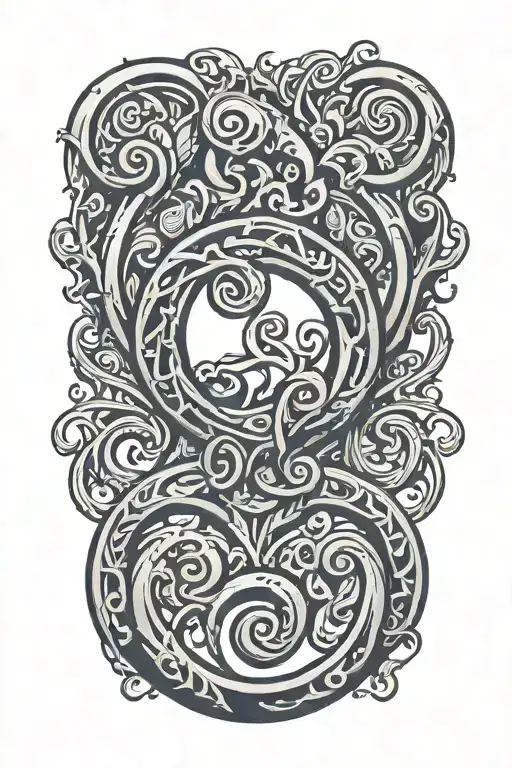 bdsm triskele symbol tattoo design idea