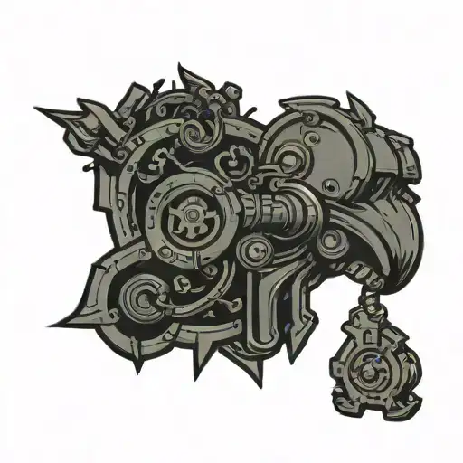 bdsm emblem tattoo design idea