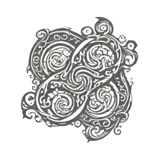 triskele circle tattoo design idea