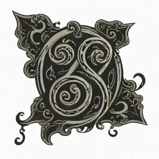 bdsm triskele symbol tattoo design idea