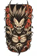 ryuk death note tattoo design idea