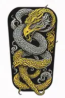 dark mark from harry potter tattoo design idea