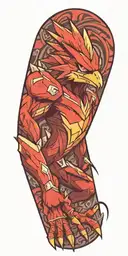 blaziken pokemon tattoo design idea