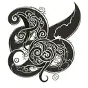 bdsm triskele logo keep the logo as it is tattoo design idea
