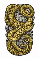 dark mark from harry potter tattoo design idea