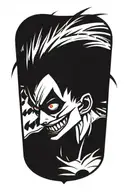 ryuk from death note tattoo design idea