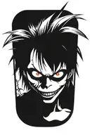 ryuk from death note tattoo design idea