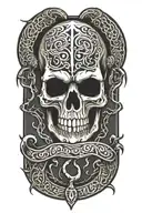 dark mark tattoo design idea