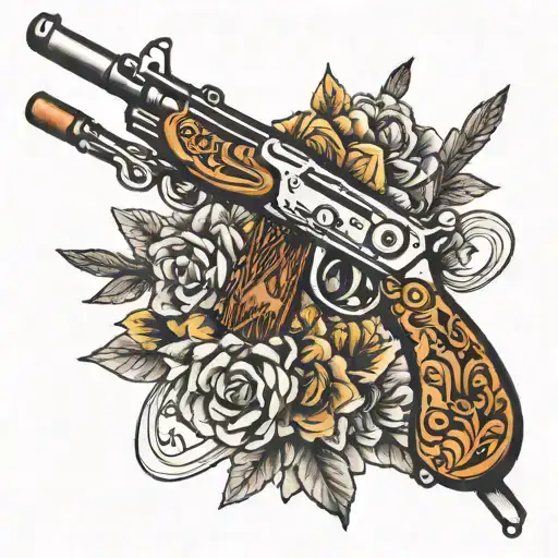 ak 47 tattoo design idea