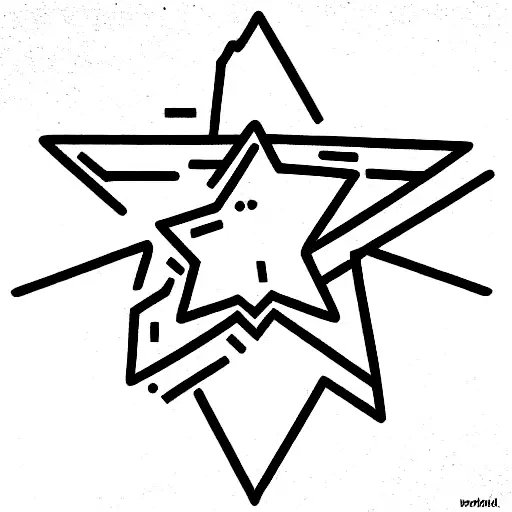 State lines tattoo design idea