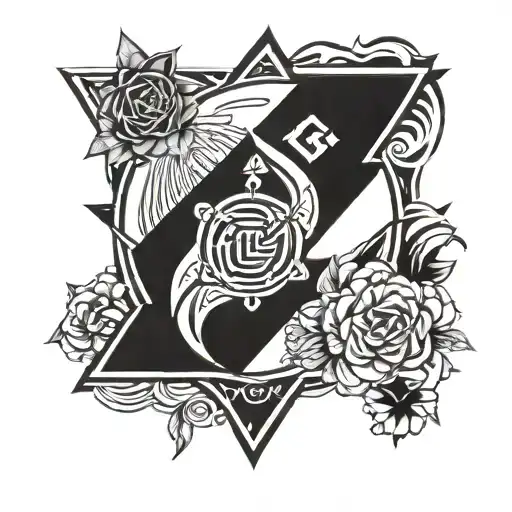 Flamengo Club in Brazil tattoo design idea