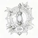 a tattoo that represents the phrase "comparison is the thief of joy" tattoo design idea