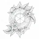 a tattoo that represents the phrase "comparison is the thief of joy" tattoo design idea