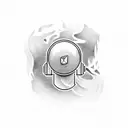 joystick, music, powerlifting, mountain tattoo design idea