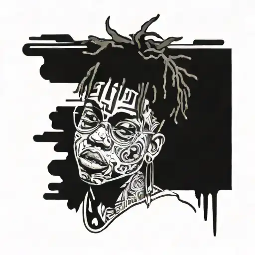 juice wrld 999 tattoo design idea