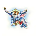 dumbo tattoo design idea
