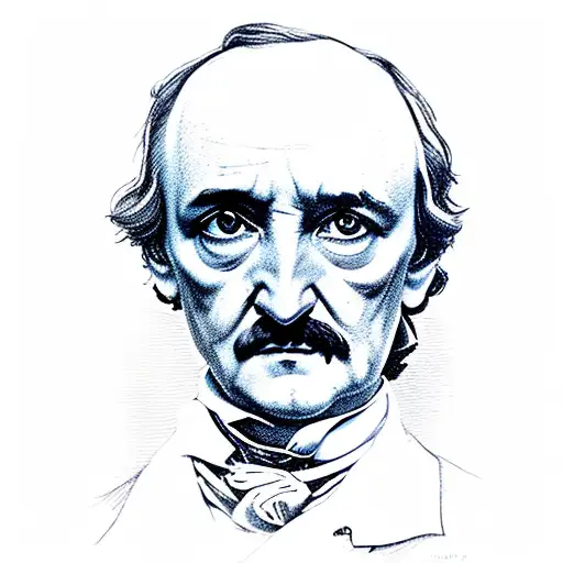 Edgar Allan Poe tattoo design idea