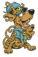 scooby-doo tattoo design idea