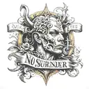 No Surrender tattoo design idea