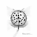 Ladybug tattoo design idea