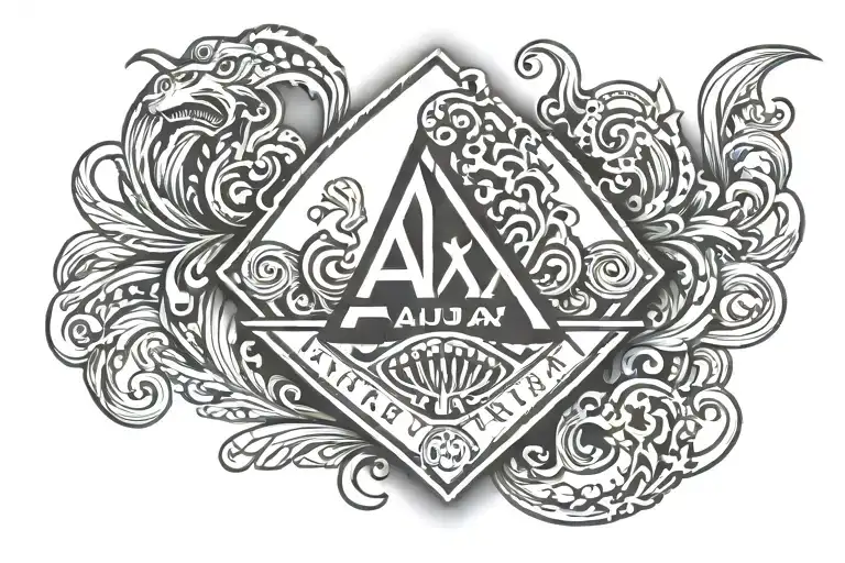ajax amsterdam logo tattoo design idea