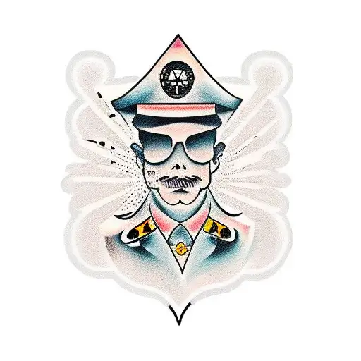 taxi tattoo design idea