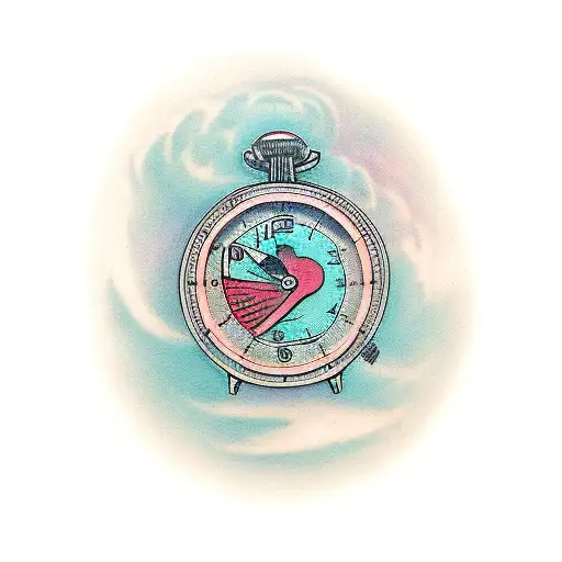 Time Wasted tattoo design idea