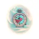 Time Wasted tattoo design idea