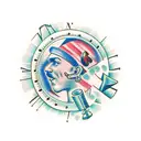 Time Wasted tattoo design idea