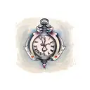 Time Wasted tattoo design idea