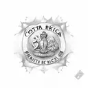 Costa Rica  tattoo design idea