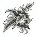A   laurel wreaths   tattoo design idea