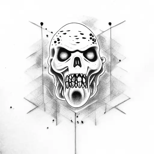 zombie tattoo design idea