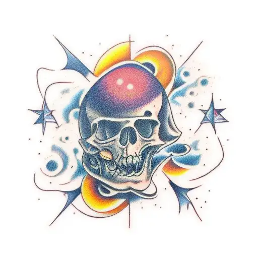 The universe is so big, nothing in it matters tattoo design idea