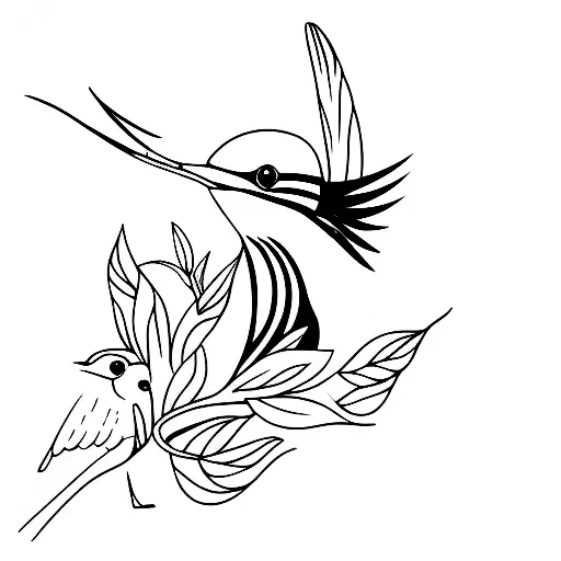 Swallow Bird tattoo design idea