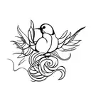 Swallow Bird tattoo design idea
