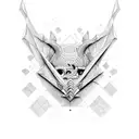 1950 valencia Spain coordinates tattoo design idea