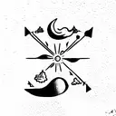 3 musketeers  tattoo design idea