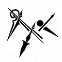 3 musketeers  tattoo design idea