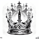 King's Crown tattoo design idea