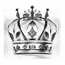 King's Crown tattoo design idea