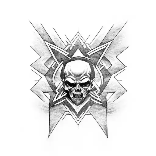 metallica logo tattoo design idea