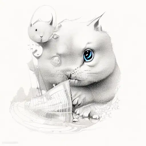 children tattoo design idea