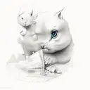 children tattoo design idea