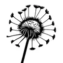 Dandelion tattoo design idea