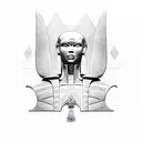 Egyptian , space and Texas tech  tattoo design idea