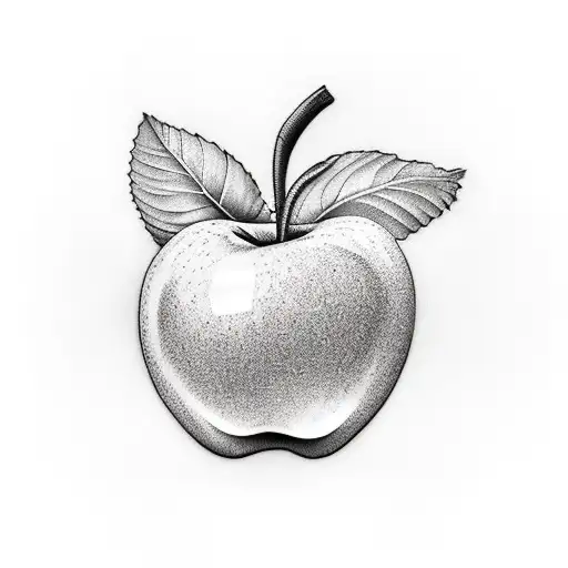 apple with bite out of it, the word freedom tattoo design idea