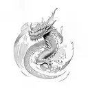 hobbit, smaug the dragon, Dwarvish tattoo design idea