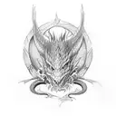 hobbit, smaug the dragon, Dwarvish tattoo design idea