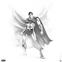 Superman  tattoo design idea